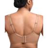 imageHSIA Bras for Women Minimizer Full Coverage Plus Size T Shirt Unlined Underwire Smooth Bra Seamless Cups Joan Ultimate SoftDark Beige