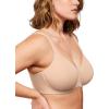 imageHSIA Bras for Women Minimizer Full Coverage Plus Size T Shirt Unlined Underwire Smooth Bra Seamless Cups Joan Ultimate SoftLight Beige