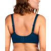 imageHSIA Bras for Women Minimizer Full Coverage Plus Size T Shirt Unlined Underwire Smooth Bra Seamless Cups Joan Ultimate SoftOcean Blue