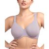 imageHSIA Bras for Women Minimizer Full Coverage Plus Size T Shirt Unlined Underwire Smooth Bra Seamless Cups Joan Ultimate SoftSmoky Mauve