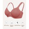 imageHSIA Bras for Women Minimizer Full Coverage Plus Size T Shirt Unlined Underwire Smooth Bra Seamless Cups Joan Ultimate SoftSpiced Red