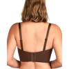 imageHSIA Longline Strapless Bra for Women AntiSlip Support Corset for Large Bust Convertible Bustier Bandeau for Big BreastsCoffee Brown