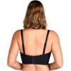 imageHSIA Longline Strapless Bra for Women AntiSlip Support Corset for Large Bust Convertible Bustier Bandeau for Big BreastsMidnight Black