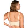 imageHSIA Longline Strapless Bra for Women AntiSlip Support Corset for Large Bust Convertible Bustier Bandeau for Big BreastsNude