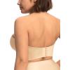 imageHSIA Longline Strapless Bra for Women AntiSlip Support Corset for Large Bust Convertible Bustier Bandeau for Big BreastsSatin Nude