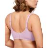 imageHSIA Minimizer Bras for Women Plus Size Full Coverage Coolcomfort T Shirt Unlined Bra with Underwire for Heavy BreastDreamy Lilac