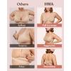 imageHSIA Minimizer Bras for Women Plus Size Full Coverage Coolcomfort T Shirt Unlined Bra with Underwire for Heavy BreastIvory Beige Leaf Print
