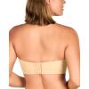 imageHSIA Strapless Bra for Big Bust Women AntiSlip Full Coverage Bandeau Plus Size Fiery Bra Underwire Support for Large BreastBeige