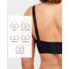 imageHSIA Strapless Bra for Big Bust Women AntiSlip Full Coverage Bandeau Plus Size Fiery Bra Underwire Support for Large BreastBlack