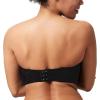 imageHSIA Strapless Bras for Women Large Breasts Non Slip Full Coverage Underwire Supportive Multiway Strapless Bra Plus SizeBlack