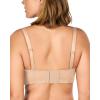 imageHSIA Strapless Bras for Women Large Breasts Non Slip Full Coverage Underwire Supportive Multiway Strapless Bra Plus SizeLight Almond Beige