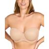 imageHSIA Strapless Bras for Women Large Breasts Non Slip Full Coverage Underwire Supportive Multiway Strapless Bra Plus SizeLight Almond Beige