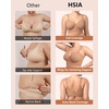 image:imageHSIA Bras for Women Minimizer Full Coverage Seamless Plus Size Longline Unlined Underwire Back Smoothing BraDark Beige Classic
