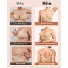 image:imageHSIA Bras for Women Minimizer Full Coverage Seamless Plus Size Longline Unlined Underwire Back Smoothing BraDark Beigefbd0517