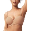 image:imageHSIA Strapless Bra for Women Large Bust Seamless Underwire Plus Size Convertible Bandeau BraDark Beige05