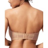 image:imageHSIA Strapless Bra for Women Large Bust Seamless Underwire Plus Size Convertible Bandeau BraDark Beige05