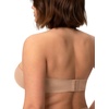 image:imageHSIA Strapless Bras for Women Longline Corset for Large Bust Plus Size Supportive Bustier Minimizer Convertible BandeauAlmond Beige
