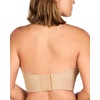 image:imageHSIA Strapless Bras for Women Longline Corset for Large Bust Plus Size Supportive Bustier Minimizer Convertible BandeauNatural Nude Solid