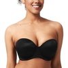 image:imageHSIA Strapless Bras for Women Large Breasts Non Slip Full Coverage Underwire Supportive Multiway Strapless Bra Plus SizeBlack01