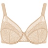 image:imageHSIA Minimizer Bras for Women Enchante Full Coverage Underwire Bras Plus Size Lifting Floral Lace Bra for Heavy BreastBeige