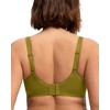 image:imageHSIA Minimizer Bras for Women Enchante Full Coverage Underwire Bras Plus Size Lifting Floral Lace Bra for Heavy BreastMoss