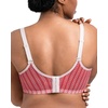 image:imageHSIA Minimizer Bras for Women Enchante Full Coverage Underwire Bras Plus Size Lifting Floral Lace Bra for Heavy BreastRed Bell Print