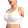 image:imageHSIA Sports Bras for Women High Support Large Bust FlexCore Racerback Lined  High Impact Sewn In Pads Wireless Plus Size Adjustable Wide Cushioned Straps Full Coverage Workout Running GymIncanus