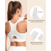 image:imageHSIA Sports Bras for Women High Support Large Bust FlexCore Racerback Lined  High Impact Sewn In Pads Wireless Plus Size Adjustable Wide Cushioned Straps Full Coverage Workout Running GymIncanus