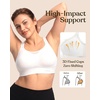 image:imageHSIA Sports Bras for Women High Support Large Bust FlexCore Racerback Lined  High Impact Sewn In Pads Wireless Plus Size Adjustable Wide Cushioned Straps Full Coverage Workout Running GymIncanus