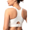image:imageHSIA Sports Bras for Women High Support Large Bust FlexCore Racerback Lined  High Impact Sewn In Pads Wireless Plus Size Adjustable Wide Cushioned Straps Full Coverage Workout Running GymIncanus
