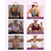 image:imageHSIA High Support Sports Bra for Women Full Coverage Unlined Large Bust Bra  Outside Underwire High Impact Lift Wider Mesh Racerback Adjustable Straps for Running HIIT amp Sports 2 Nipple CoversLight Purple