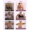 image:imageHSIA High Support Sports Bra for Women Full Coverage Unlined Large Bust Bra  Outside Underwire High Impact Lift Wider Mesh Racerback Adjustable Straps for Running HIIT amp Sports 2 Nipple CoversLight Beige01