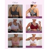 image:imageHSIA High Support Sports Bra for Women Full Coverage Unlined Large Bust Bra  Outside Underwire High Impact Lift Wider Mesh Racerback Adjustable Straps for Running HIIT amp Sports 2 Nipple CoversLight Beige
