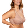 image:imageHSIA Minimizer Bras for Women Enchante Lace Underwire Bra for Heavy Breast  Full Coverage Breathable in Summer Plus Size Supportive Unlined Lifting Back Fat Smoothing Offer Natural Shape SoftDark Pink