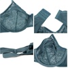 image:imageHSIA Minimizer Bras for Women Enchante Lace Underwire Bra for Heavy Breast  Full Coverage Breathable in Summer Plus Size Supportive Unlined Lifting Back Fat Smoothing Offer Natural Shape SoftBalsam Blue