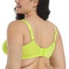 image:imageHSIA Minimizer Bras for Women Enchante Lace Underwire Bra for Heavy Breast  Full Coverage Breathable in Summer Plus Size Supportive Unlined Lifting Back Fat Smoothing Offer Natural Shape SoftKelly Green
