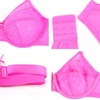 image:imageHSIA Minimizer Bras for Women Enchante Lace Underwire Bra for Heavy Breast  Full Coverage Breathable in Summer Plus Size Supportive Unlined Lifting Back Fat Smoothing Offer Natural Shape SoftHot Pink