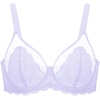 image:imageHSIA Minimizer Bras for Women Full Coverage Underwire Lace Mermaid Scales  Plussize fit unlined underwire support nonstretch lace and mesh backsmoothing band wide straps sizes 3248 CIPurple