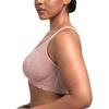 image:imageHSIA Minimizer Bras for Women Full Coverage Underwire Lace Mermaid Scales  Plussize fit unlined underwire support nonstretch lace and mesh backsmoothing band wide straps sizes 3248 CIDark Pink