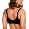 image:imageHSIA Minimizer Bras for Women Full Coverage Underwire Lace Mermaid Scales  Plussize fit unlined underwire support nonstretch lace and mesh backsmoothing band wide straps sizes 3248 CIBlack