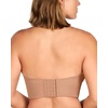image:imageHSIA Strapless Bra for Women Large Breasts Plus Size Minimizer Longline  Push Up Supportive Underwire Long Line Corset Wide Band Back Fat Smoothing Balconette Minimizing Bustier for Big BustDark Beige