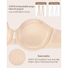 image:imageHSIA Strapless Bra for Women Large Breasts Plus Size Minimizer Longline  Push Up Supportive Underwire Long Line Corset Wide Band Back Fat Smoothing Balconette Minimizing Bustier for Big BustBeige Tone