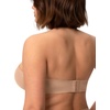 image:imageHSIA Strapless Bra for Women Large Breasts Plus Size Minimizer Longline  Push Up Supportive Underwire Long Line Corset Wide Band Back Fat Smoothing Balconette Minimizing Bustier for Big BustAlmond Beige Tone