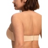 image:imageHSIA Strapless Bra for Women Large Breasts Plus Size Minimizer Longline  Push Up Supportive Underwire Long Line Corset Wide Band Back Fat Smoothing Balconette Minimizing Bustier for Big BustBeige Tone