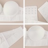 image:imageHSIA Strapless Bra for Women Large Breasts Plus Size Minimizer Longline  Push Up Supportive Underwire Long Line Corset Wide Band Back Fat Smoothing Balconette Minimizing Bustier for Big BustLace White Lace