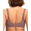 image:imageHSIA Minimizer Bras for Women Full Coverage Seamless Lace Unlined Lift Bra  Underwire Comfortable in Summer Womens TShirt Bra Plus Size Supportive for Heavy Breast Back Smoothing Minimizing SoftDark Brown Purple