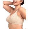 image:imageHSIA Minimizer Bras for Women Full Coverage Seamless Lace Unlined Lift Bra  Underwire Comfortable in Summer Womens TShirt Bra Plus Size Supportive for Heavy Breast Back Smoothing Minimizing SoftNude