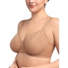 image:imageHSIA Minimizer Bras for Women Full Coverage Seamless Lace Unlined Lift Bra  Underwire Comfortable in Summer Womens TShirt Bra Plus Size Supportive for Heavy Breast Back Smoothing Minimizing SoftDark Beige