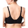image:imageHSIA Minimizer Bras for Women Full Coverage Seamless Lace Unlined Lift Bra  Underwire Comfortable in Summer Womens TShirt Bra Plus Size Supportive for Heavy Breast Back Smoothing Minimizing SoftBlack