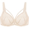 image:imageHSIA Minimizer Bras for Women Unlined Underwire Lace Bras for Large Breasts  Full Coverage Plus Size Support Lift Breathable Everyday Essentials Soft Back Smoothing Wide Straps Sizes 3246 CIApricot
